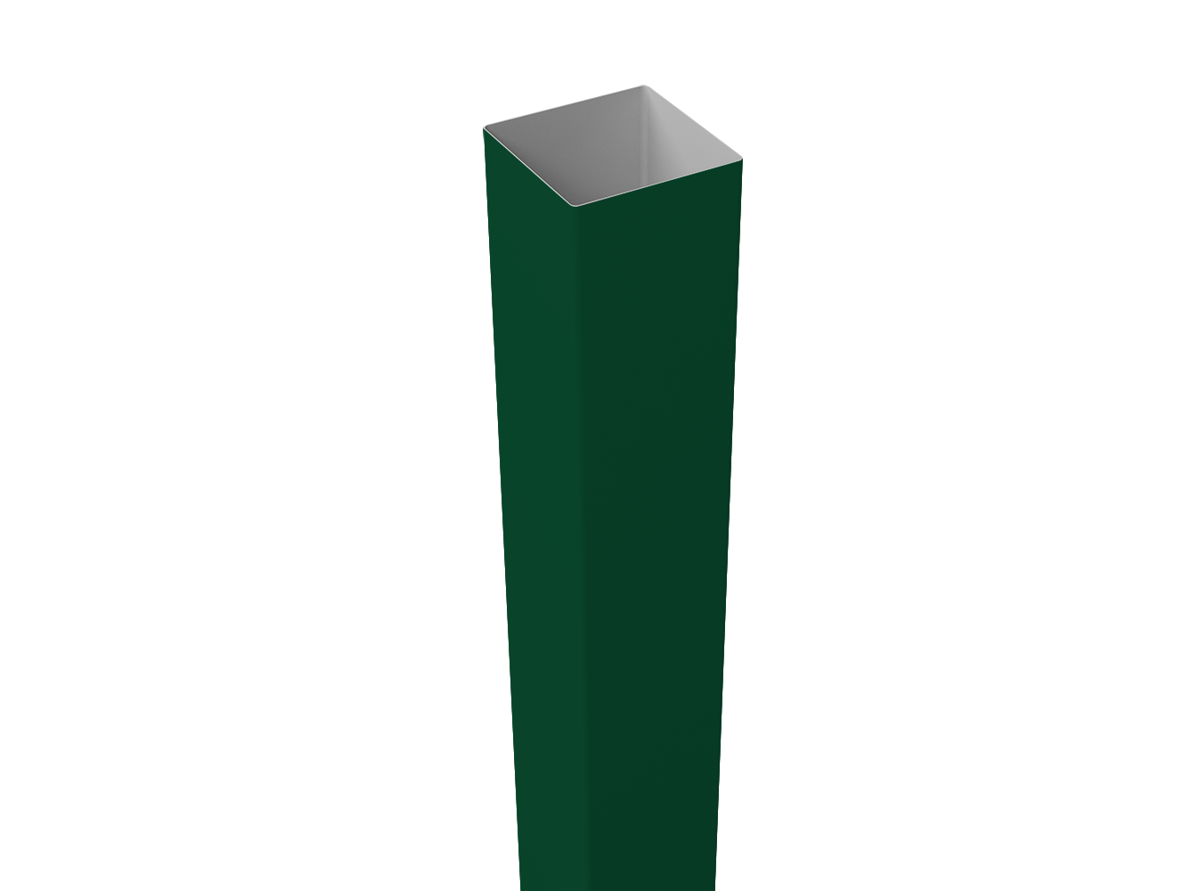 Столб 60х60х1,4х3000 Colority Black металл неоцинкованный с полимерным покрытием RAL 6005 GL
