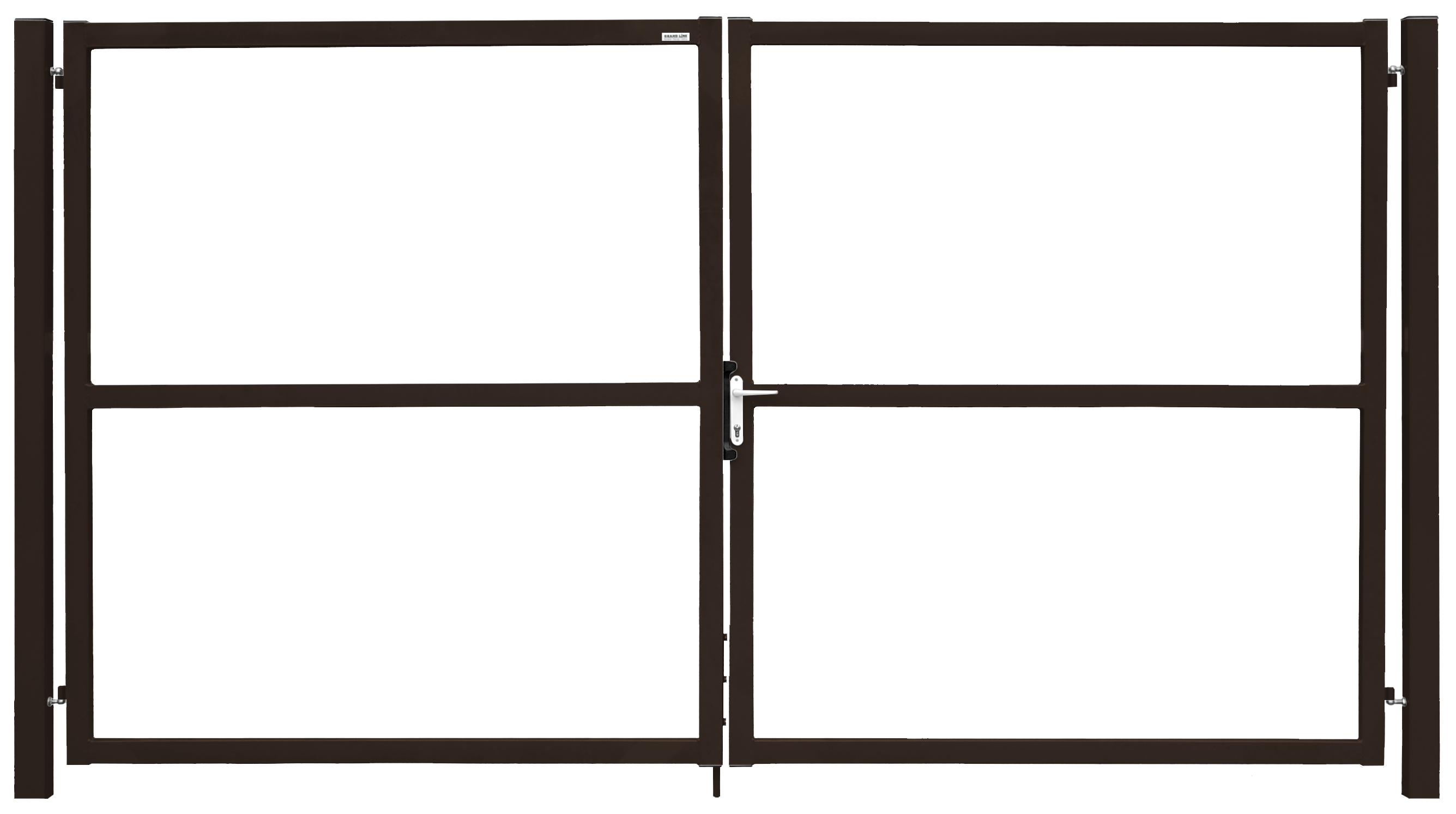 Ворота Ворота Colority Zinc Lock 2,0х3,5 RAL 8017 В.333-330-0