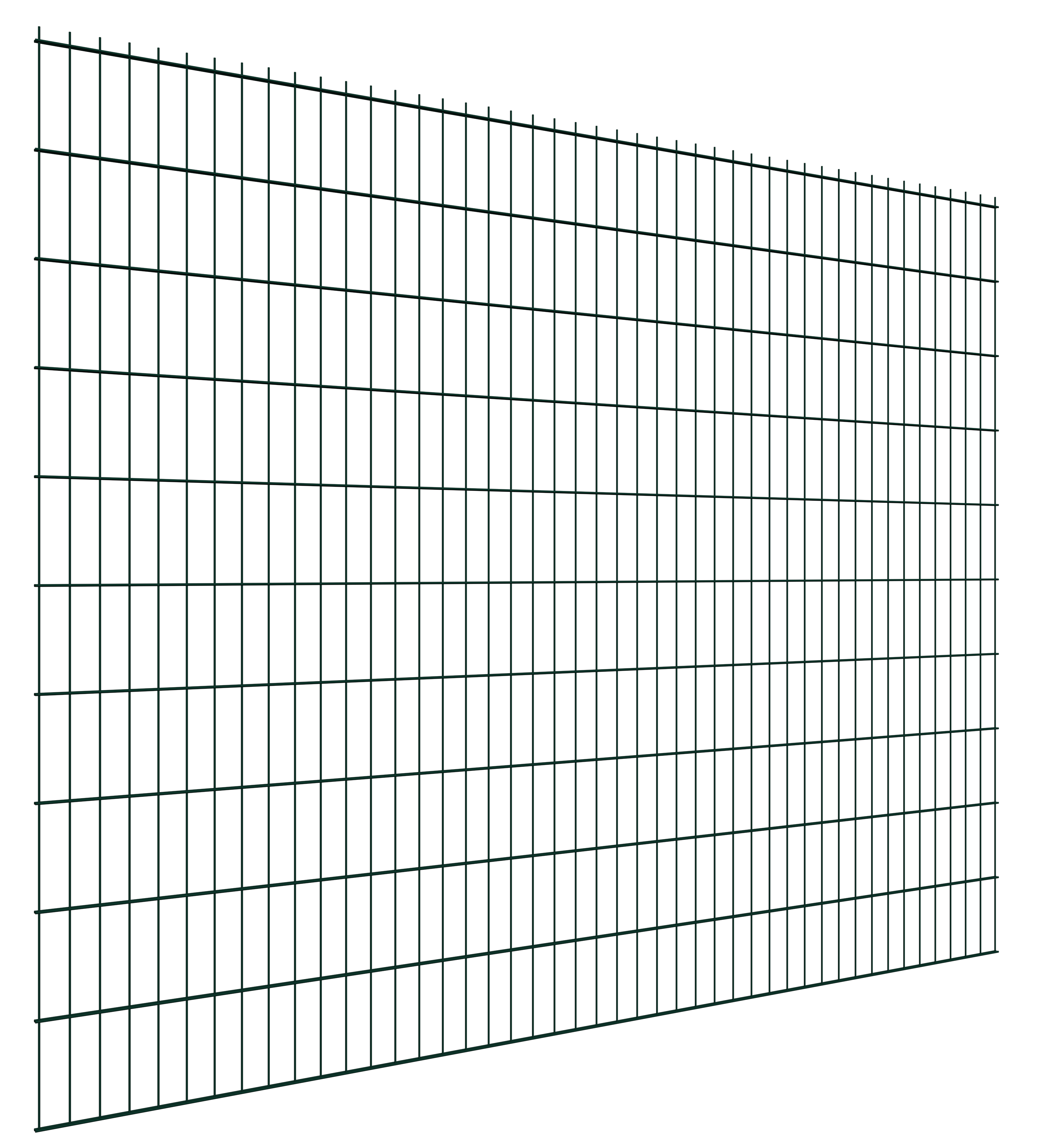 Панель Bastion 5/6 2,03х2,5 RAL 6005 GL